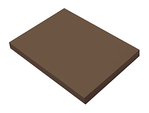 Image of Prang (Formerly SunWorks) Construction Paper, Dark Brown, 9 inch x 12 inch, 100 Sheets