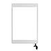for iPad Mini 1 Touch Screen Replacement A1432 for iPad Mini 2 Digitizer Replacement A1490,A1489,A1491 Touch Screen with IC Chip,Home Button,Cameral Holder Repair Parts Kits White (Not Include LCD)