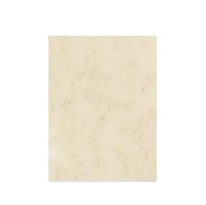 100 Blatt Marmorpapier Beige DIN A4, 200 g/m² extra stark, beidseitig Marmordesign, Bastel- und Briefpapier, für Urkunden, Dokumente, Speisekarten, für Inkjet, Laserdrucker und Kopierer geeignet
