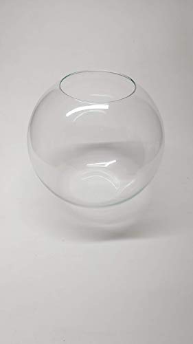 Vaso Aquario de Vidro Redondo Gigante 32 litros