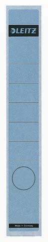 Preisvergleich Produktbild Leitz Rckenschilder selbstklebend, Papier, lang, schmal, 10 Stck, blau