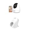 Tenda 1080P Überwachungskamera mit 2-Wege-Audio, 12m Nachtsicht und Bewegungsmelder CP3 + 13A WLAN Steckdose mit App Fernbedienung, Alexa Sprachsteuerung und Timer, Kindersicherung, SP3