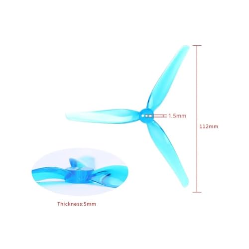 Hélice 3 pales 5 pouces 5030 FPV pour UAV et drone de course multirotor