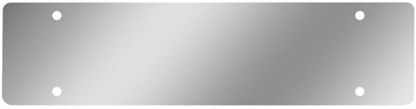 Technical Precision Replacement for Kenworth T800 Year 2005 Stainless Steel Blank Radio FACE Plate