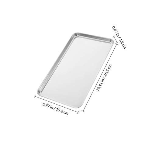 Plaques de cuisson rectangulaires en acier inoxydable pour éviter les moules déformés - 3