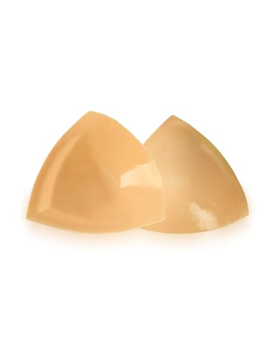 Image of D+ Cups Double-sided Sticky Inserts Lightly Padded Bras for Large Breast | Reusable Sticky Bra for Large Bust