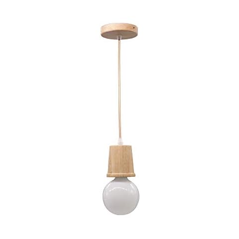 RUIBO Lámpara colgante de madera Cover