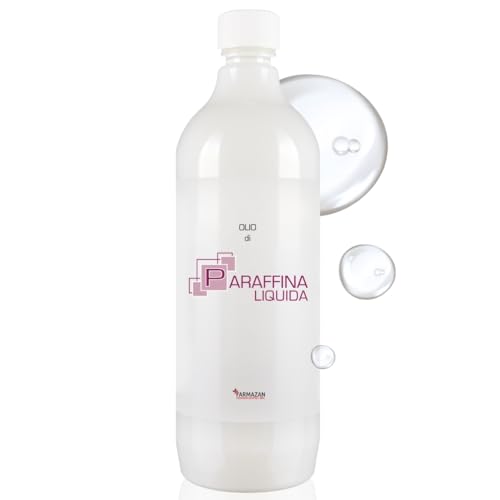 Paraffina Liquida 1000 ml Made in Italy - Olio Minerale Inodore Raffinato - Olio per Cosmetica ad Uso Topico per Pelle e per Preparati per la Cura di Pelle e Capelli