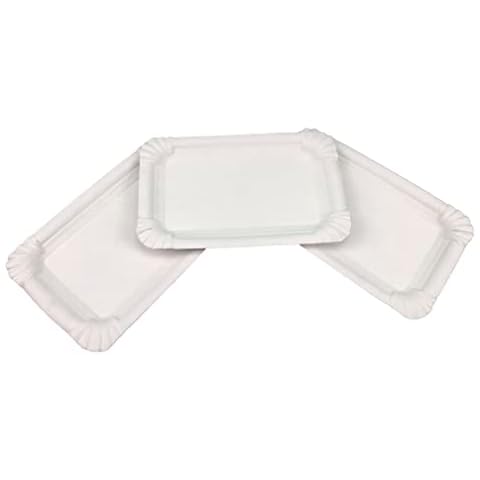 Commerline Assiettes en carton 250 pcs Cover