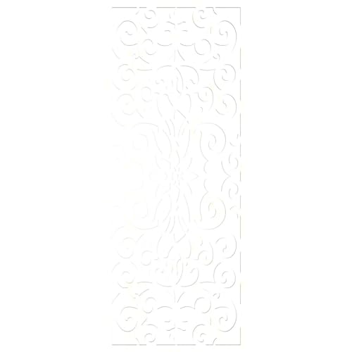 Image of Buel Decorative Pierced Fretwork Wood Wall Panels, 33 3 /8 inchW x 84 3 /8 inchH x 3 /8 inchT, Birch
