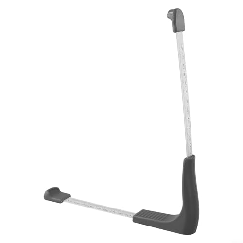 Honseadek Verstellbares 110-320 mm Fußmesslineal Stahlband ABS Schuhmessgerät für präzise Schuhgröße für Erwachsene und Kinder