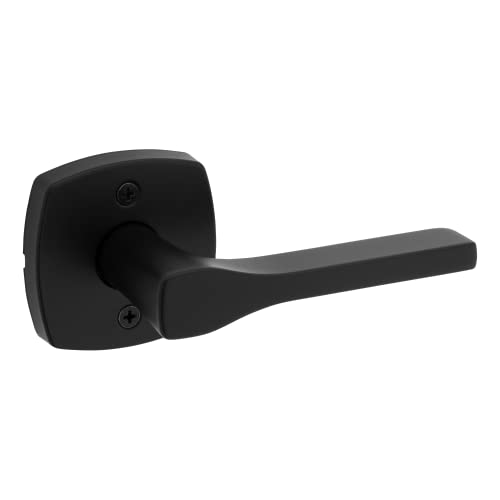 Amazon.ca: Weiser Prague Matte Black Handle, Left-Handed Half Dummy Lever, Non-turning Interior Door Handles for Wardrobe, Closet Door & French Doors, Cabinet Handle/Cupboard Handles, Modern Home Décor