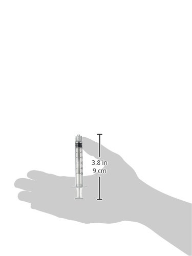 Servoprax I3 0501 Mediware Einmalspritzen, Mit Luer Lock, 2,5/3mL Volumen (100 er-Pack)