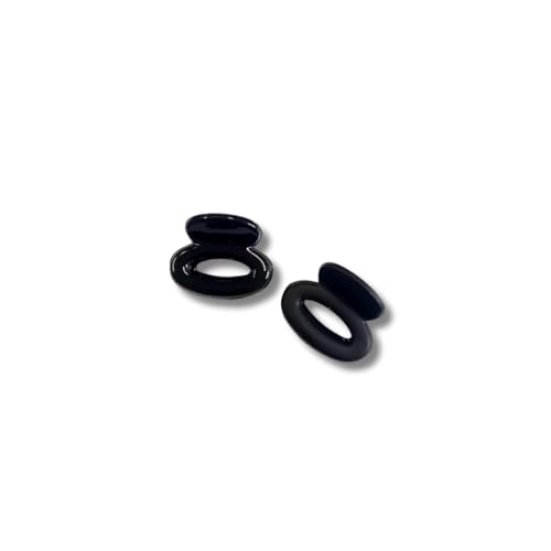 Kit 6 Mini Piranhas de Cabelo Penteado Moda Cor Neutra Prendedor Preto Marrom