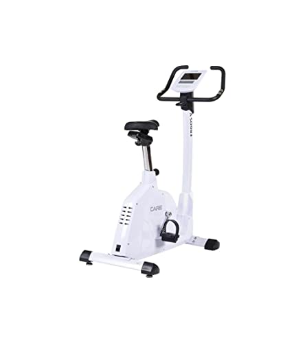 livre CARE FITNESS - Vélo d'Appartement Ergometre ERGOS avec ceinture thoracique - 9 programmes d'entraînement - Masse d'inertie 9 kg - Silencieux – Ecran LCD