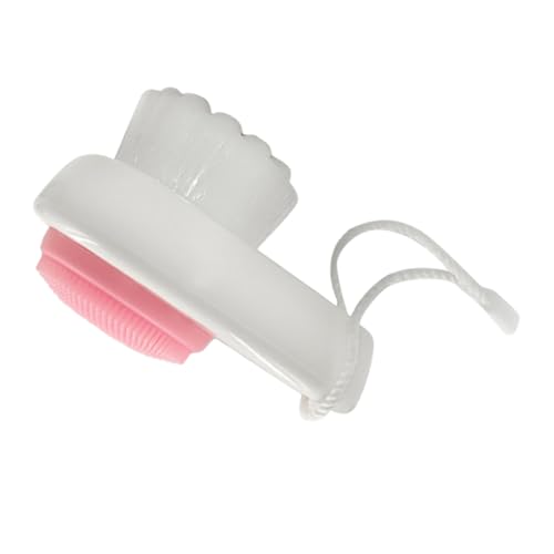 Beaupretty Dual Sided Silicone Face Cleansing Brush Gentle Exfoliating Facial Scrubber for Deep Pore Cleansing for All Skin Types Enhances Skincare Routine and Makeup Removal