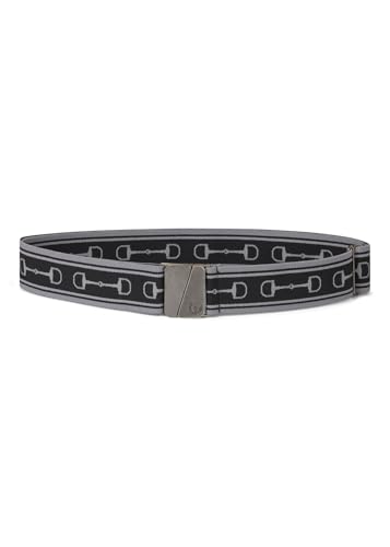 Kerrits Women's Snaffle Stretch Equestrian Belt – Easy To Adjust, Slim-Profile Horse Riding Belt With Cute Snaffle Bit Detail