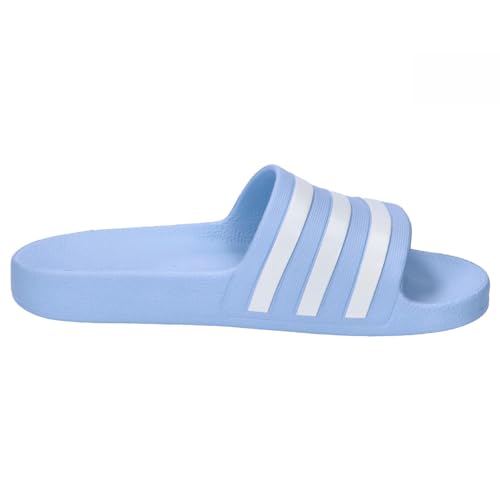adidas Damen Adilette Aqua Slides Sandal, Glow Blue/Zero Metalic/Zero Metalic, 39 EU – Ansicht 2