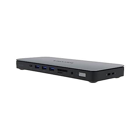 VisionTek VT2600 USB-C MST 3X Monitor Docking Station - 100W Power, 2X DisplayPort, 2X HDMI, 3X USB-A, 3X USB-C, Audio, Ethernet, SD Reader for Windows Cover