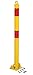 Vestil PARK-P-60-FD Fold-Down Bollard 2-1/2" Diameter, Yellow