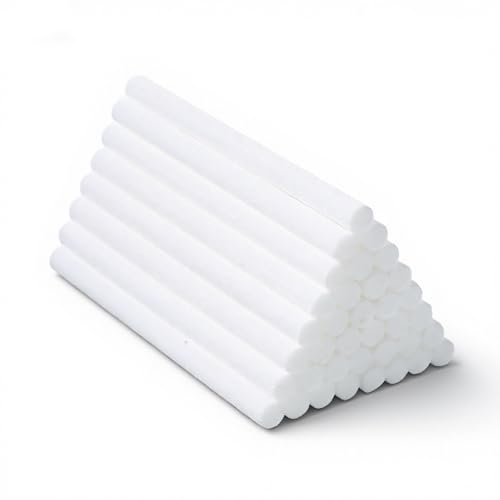 50PCS Humidifier Stick Filter Refill, 0.3×4 Mini Air Diffuser Pure Wicks Universal Cotton Replacement Wicks for Small Portable Humidifier Diffuser in Office Bedroom Home