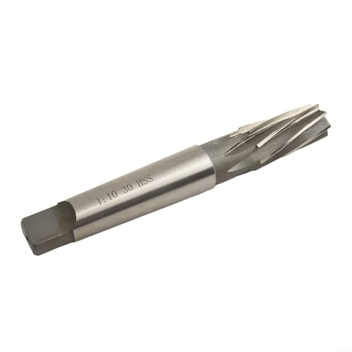 Escariador cónico de mandril, herramienta HSS de 110 mm para operación manual con llaves, para mecanizado y mejora de precisión de agujeros (30 mm)