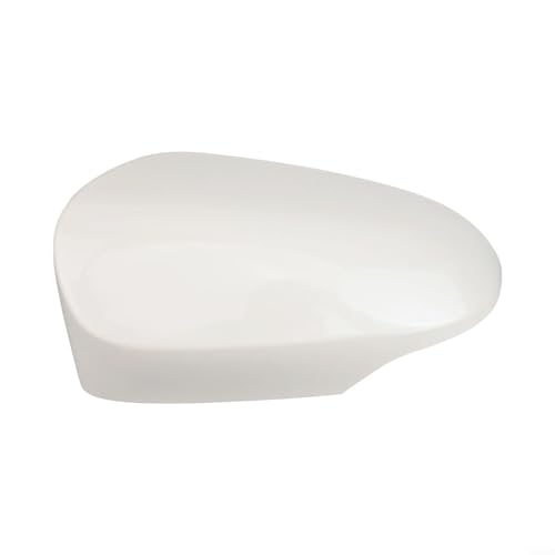 Bulevisiter Tapa de espejo retrovisor izquierdo para Yaris 2012-2020 | Espejo retrovisor lateral exterior brillante | Carcasa de repuesto de plástico ABS para coche | (blanco)