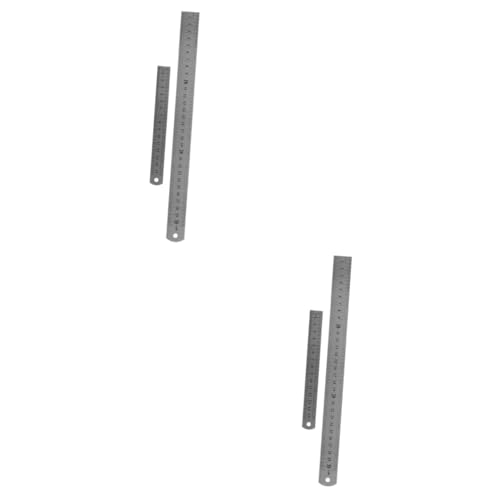 Zynphancer ���ʖڐ���K �X�e�����X�| 4�Z�b�g �`�� ������K �I�t�B�X ��H �f�U�C�� ���[�� �|�[�^�u�� �ϋv�� (32.50X2.50X0.50CMx2pcs,�V���o�[×2��)