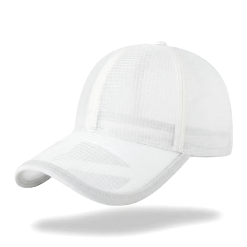 LISHIHE Basecap Herren Sommer Mesh Baseball Cap Herren Netzstoff Atmungsaktiv Herren-Baseballkappe Leicht für Sport Outdoor-Aktivitäten Golf Tennis