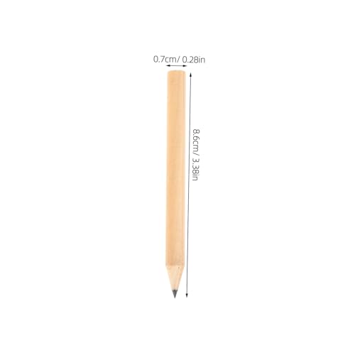 SEWACC 50 lápices cortos de golf HB para escribir y dibujar miniatura 2