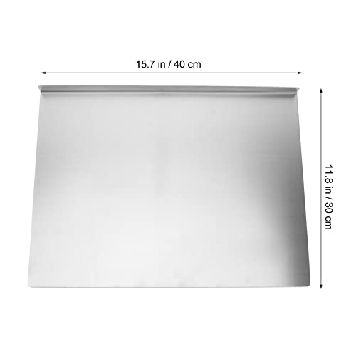 Planche à découper en acier inoxydable antibactérienne et lavable - 3