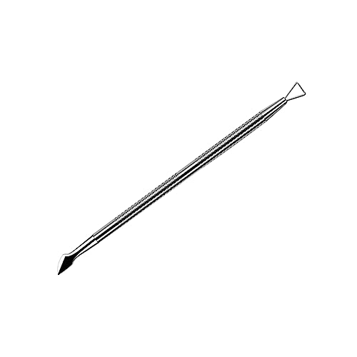 Beatifufu Nail Cuticle Cleaner Pusher Professional Nail Care Tool Curved Spoon End