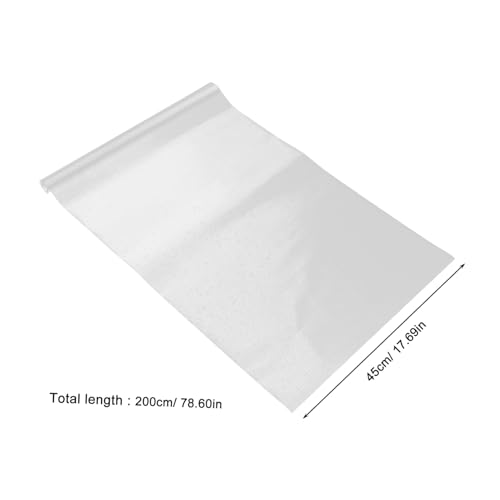 DOITOOL Vinilo Decorativo para Ventana 200x45 cm Blanco miniatura 2