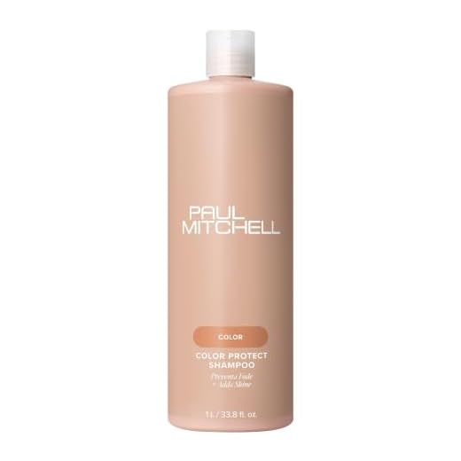Paul Mitchell Color Protect Shampoo, Prevents Fade + Adds Shine, For Color-Treated Hair, 33.8 fl. oz