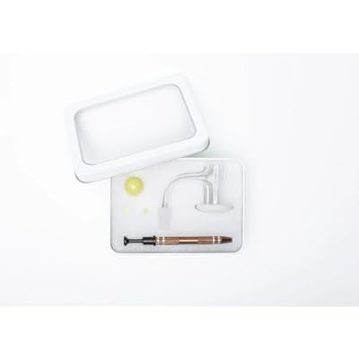 Kromedome Full Weld Glass Aromatherapy Blender Set Premium Heat-Resistant Quartz Diffuser Accessory with Seamless Design, Airflow Optimized Chamber, Matching Glass Marbles & Stainless Precision Tool