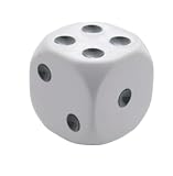White Dice Gearshift Knob 1 7/8' x 1 7/8'