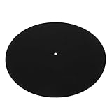 Tapis de protection pour tourne-disque : fabriqué en laine, doux et n'abîme le disque, antidérapant et antistatique, résistant à l'usure, tapis de protection pour tourne-disque