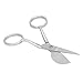 Akozon Mini Portable Tufting Carpet Shears, Stainless Steel Duckbill Hairball Trimming Scissors, Comfortable Grip Carpet Cutter and Trimming Tools (Silver)