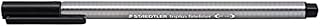 Caneta Ponta Extra Fina 0.3mm, Fineliner Triplus, Staedtler, 334-9 02, Preto