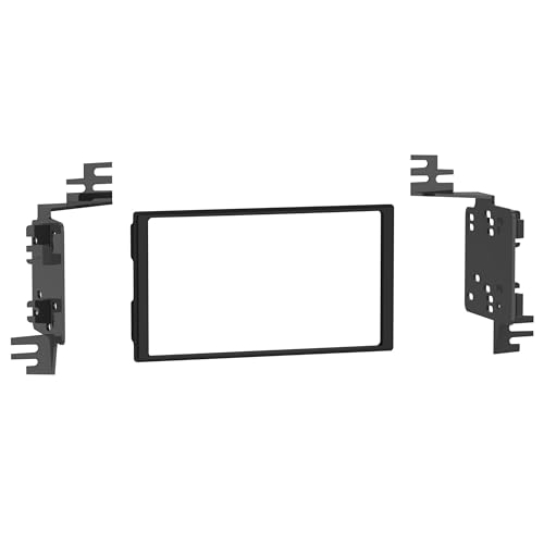 Metra 95-7321 Double DIN Installation Dash Kit for Select 2005-2009 Kia and Hyundai Vehicles, Black