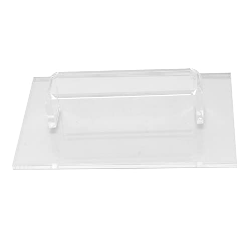 KICHOUSE 1pezzi Raschietto per Dolci in Acrilico Trasparente Rettangolare Strumento da Cucina Portatile per Spalmare Farina e Impasto Resistente e Durevole