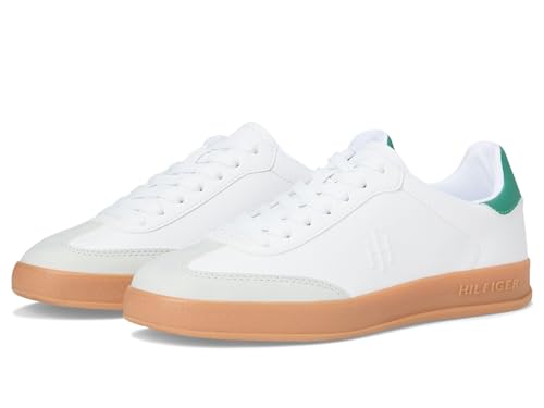 La mejor comparación de Hilfiger Woman - los más vendidos. 43 Tommy Hilfiger Sarhli - Tenis para Mujer, Blanco/Verde 140, 7.5 US