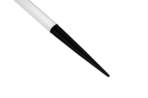 Flexibarrier Pfosten und Kettenabsperrung mit Kunststoffstange, 107 cm, 16 Stück