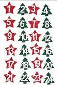 Iden Berlin Sticker Felt 124 for Advent Calendar