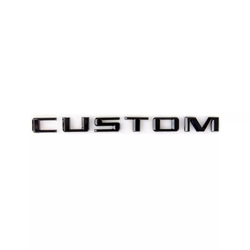 Image of 1Pc 2019-2023 Custom Letter Logo Tailgate Emblem 3D Badge Nameplate (Gloss Black)