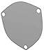 QTP -4in Bolt-On QTEC 3 Bolt Cover Plate (10400C)