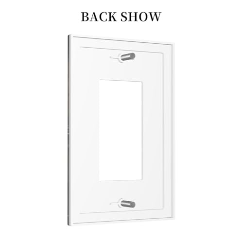 Decorative Outlet Covers Retro Brown Wood Barn Door Vintage Farmhouse 1 Gang Single Decora Gfci Device Light Switch Covers Plate 1 Rocker Wall Plate Jumbo Faceplate