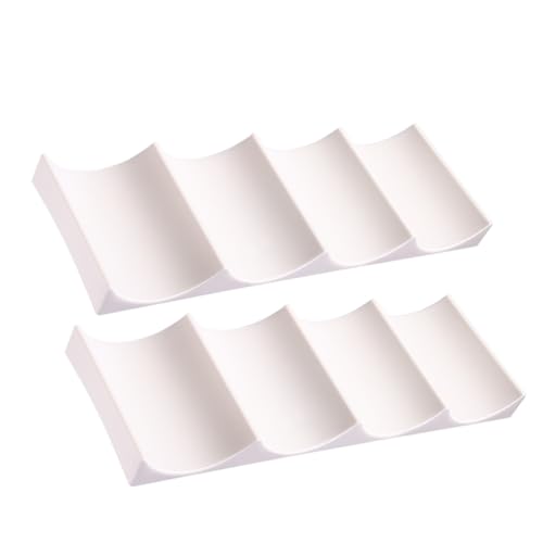 Soporte para botellas de vino Garneck 2pcs plástico miniatura 1