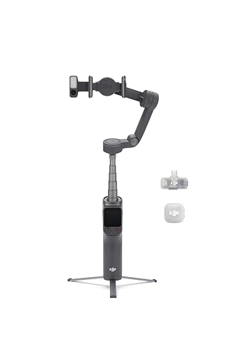 Image of DJI Osmo Mobile 8P Creator Combo 3-Axis Smartphone Gimbal Stabilizer with DJI Mic Mini 2, Multifunctional Module 2, ActiveTrack 8.0, Osmo FrameTap Remote, Built-in Extension Rod & Tripod