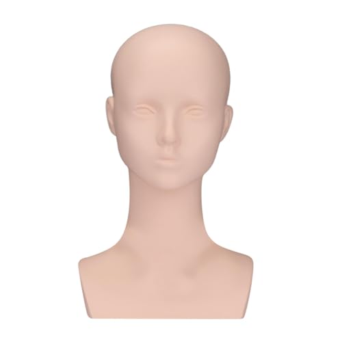 Tête de mannequin femme avec présentoir stable pour lunettes